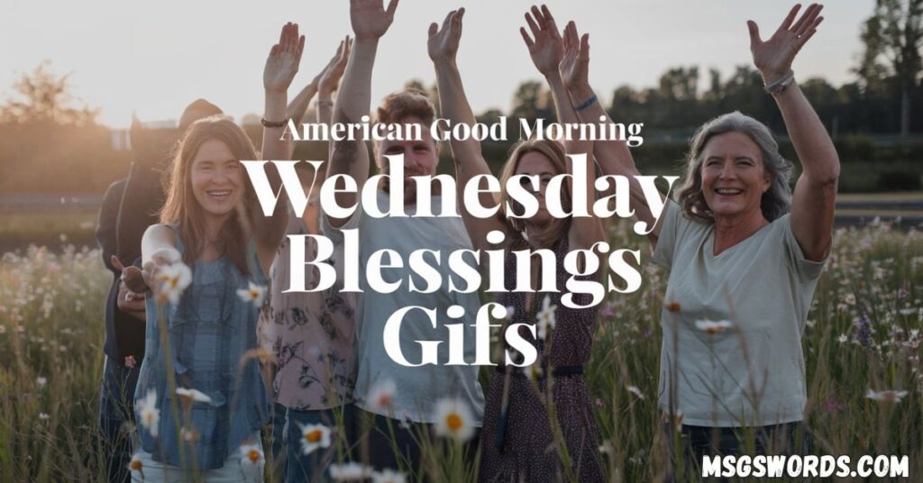 American Good Morning Wednesday Blessings Gifs