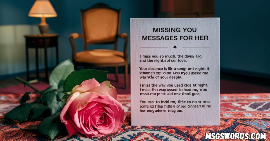 Missing You Messages for Her