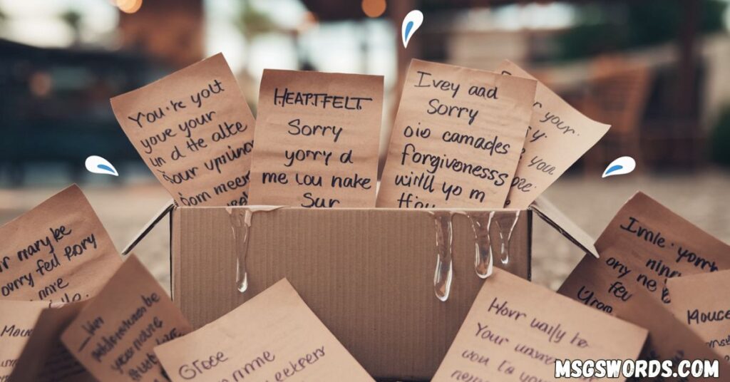 Sorry Messages to Make Her Cry and Forgive