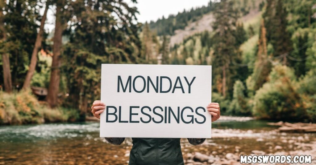 Positive, Inspirational Monday Blessings