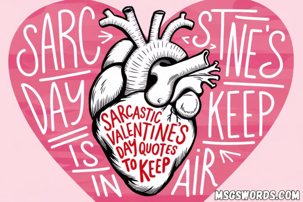 Sarcastic Valentine's Day Quotes to Keep