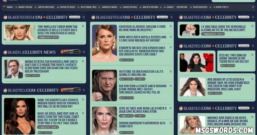 messages Blakeyeo.com Celebrity News