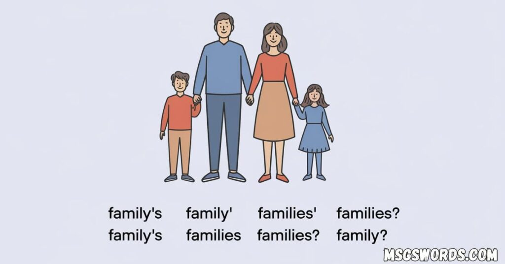 Family’s or Families’
