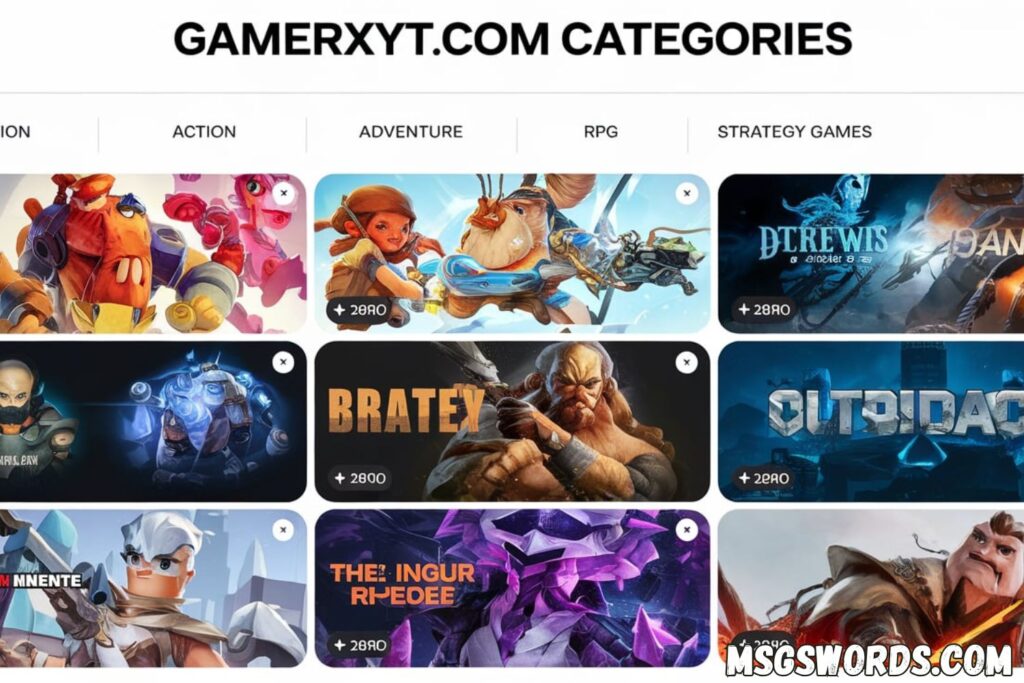 GamerXyt.com Categories