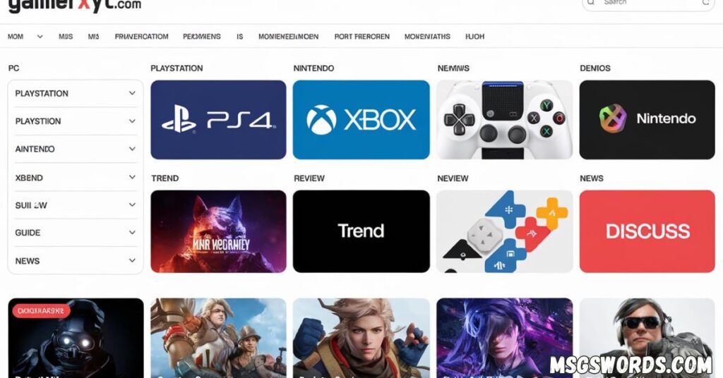 GamerXyt.com Categories