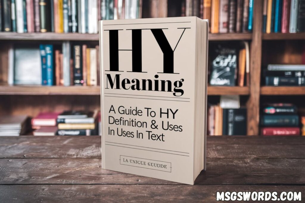 HY Meaning: A Guide to HY Definition